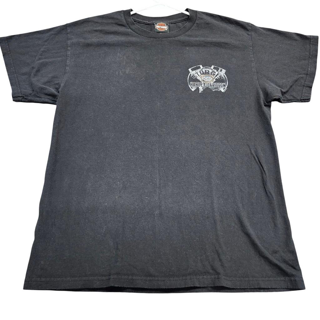 Harley-Davidson Sturgis South Dakota 2020 Graphic Mens Large Black L Unisex T-Shirt