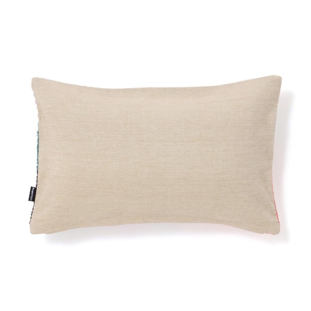 Francfranc EMB Drawing Cushion Cover, 25cm x 40cm, Multicolor (B-073) Art Pattern Embroidery Interior Decor