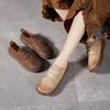 Genuine Leather Women's Single Shoes Spring Top-grain Cowhide Versatile Casual Retro German Training Shoes