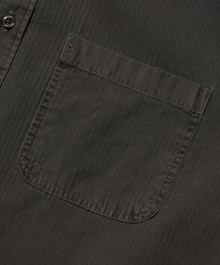 ANALOG MOOD Pigment Short Sleeve Shirt (Charcoal)