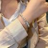 Handmade Handwoven Natural Stone Beaded Chain Necklace Featuring Pearls Pendant for Women's Fashion Jewelry Pieces