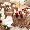 Christmas Table Decoration Hollow Gingerbread House Winter Holiday Table Decoration  Holiday Gift