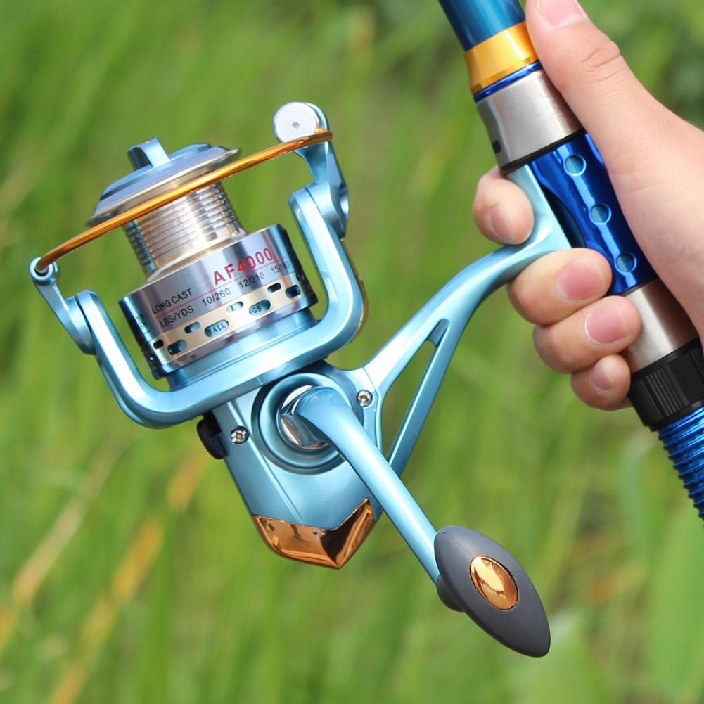 Spinning Reels Aluminum Spool  5.5:1 High Speed Smooth Drag Power 6.4KG Outdoors Fishing Tools