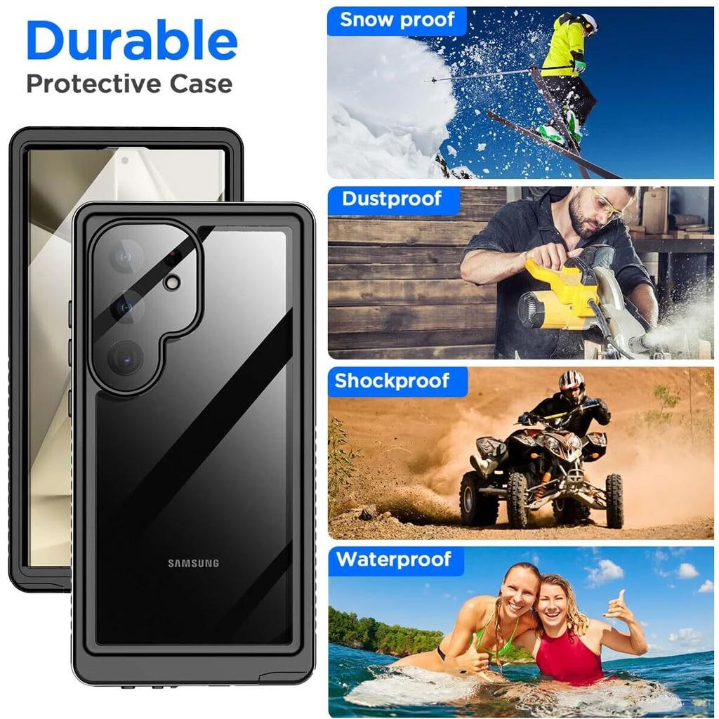 IP68 Shellbox Waterproof Case For Samsung Galaxy S26 S25 S24 S23 S22 Ultra FE A54 A14 5G Outdoor Sports Diving Protective Cover