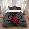 Set Copripiumino 3 Pezzi Merchandise Band Linkin Park - Lavabile in Lavatrice, Include 1 Copripiumino e 2 Federe, Senza Imbottitura yy251022153