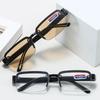 3 PC Anti Blue Light Reading Glasses for Men Women Fashion PC Lens Glasses Presbyopia Glasses Metal Frame Eyeglasses