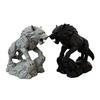3D Printed Wolf Statue, Mechanical Style Wolf Figurine, Collectible Wolf Sculpture, Tabletop Ornament for Office Desk Shelf