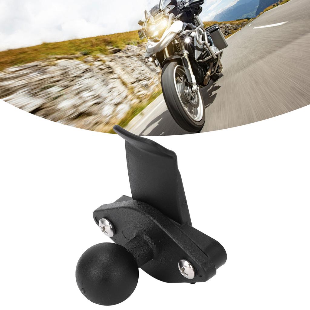 Dashboard GPS Back Mount Anti Shake Handheld GPS Clip Holder with 1 Inch Ball Head for Motorcycle Off Road Car