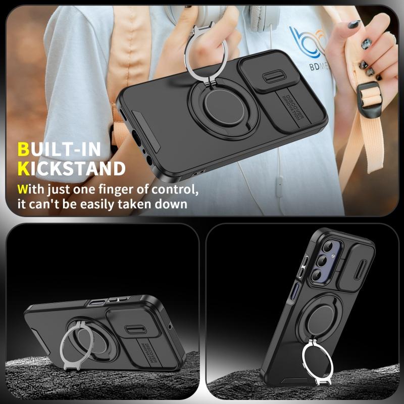 For Samsung Galaxy A13 A23 A14 A54 A04S A15 A25 A35 A55 A05 A05S A16 A26 A36 A56 A06 Magsafe Magnetic Wireless Charge Ring Case