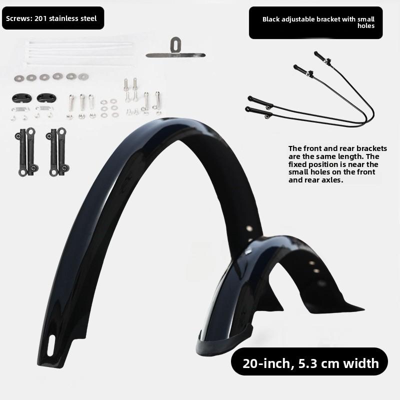 Ultra-Light 20 Inch Mountain Bike Mudguard Full Coverage Mud Tile Wide Water Board Bicycle Riding Equipment Accessories