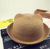 Childrens Cartoon Straw Hat With Sunshade For Summer Outings And Playtime