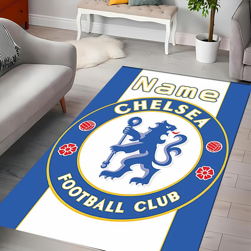 Custom Personalization Chelsea F.C Area Rug - Perfect For Kitchen, Bathroom,Laundry Room Decor Large Size Available,Gift All Seasons