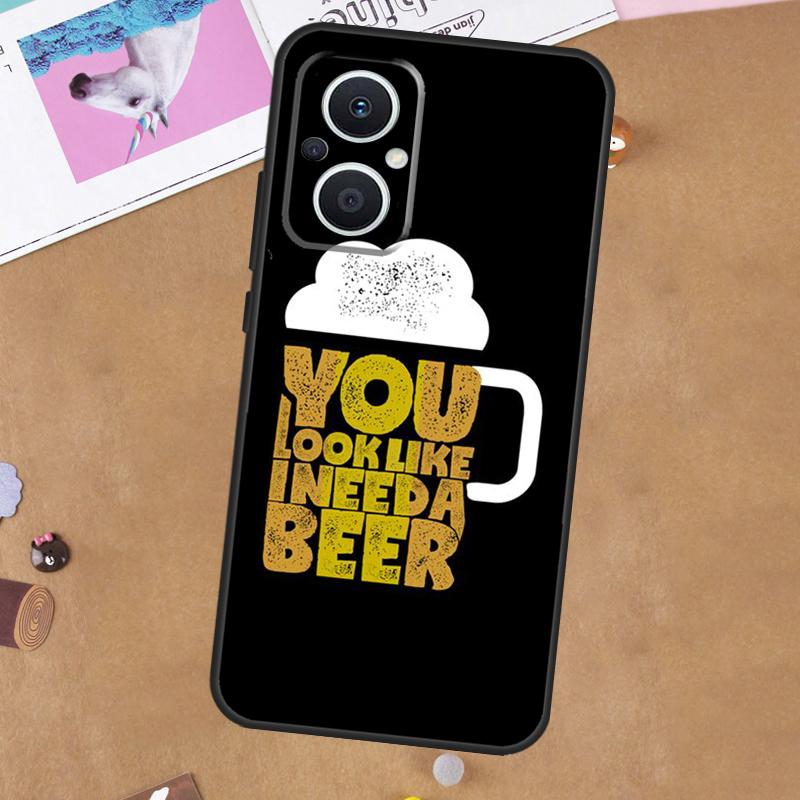 Beer Cup For OPPO Reno 7 8 Lite 10 11 12 13 14 Pro 8T 11F 12F 13F 14F OPPO Find X8 X5 X6 X9 Pro Case