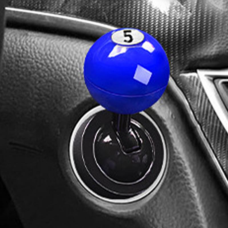 Car Engine Start Stop Button Joystick Billiard Ball Rocker Modeling Engine Start Stop Button Wear-Resistant Car Push-to-Start