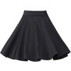Women's Summer Skirts Summer Silk cotton Mini Skirt Pleated Skirt High waisted A line Tiered Casual Design forward Slimming All Match Versatile Skirt