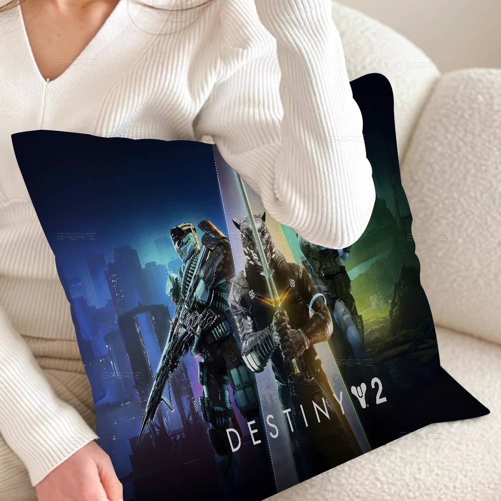 Game D-Destinys In Stocked Gamer Maple Design Cushion Cover Happy Autumn Harvest Decor Holiday Decorati Pillow Cover