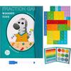 Magnetic Fraction Demonstration Book, Magnetic Fraction Tiles, Fractions Manipulatives, Score Disk Demonstrator