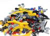 Technic Teile für Lego Bausätze, 466 Stück Auto Zahnrad Achse Stift Kettenglied Reifen Rad Bausteine Set - Kompatibel mit großen Marken