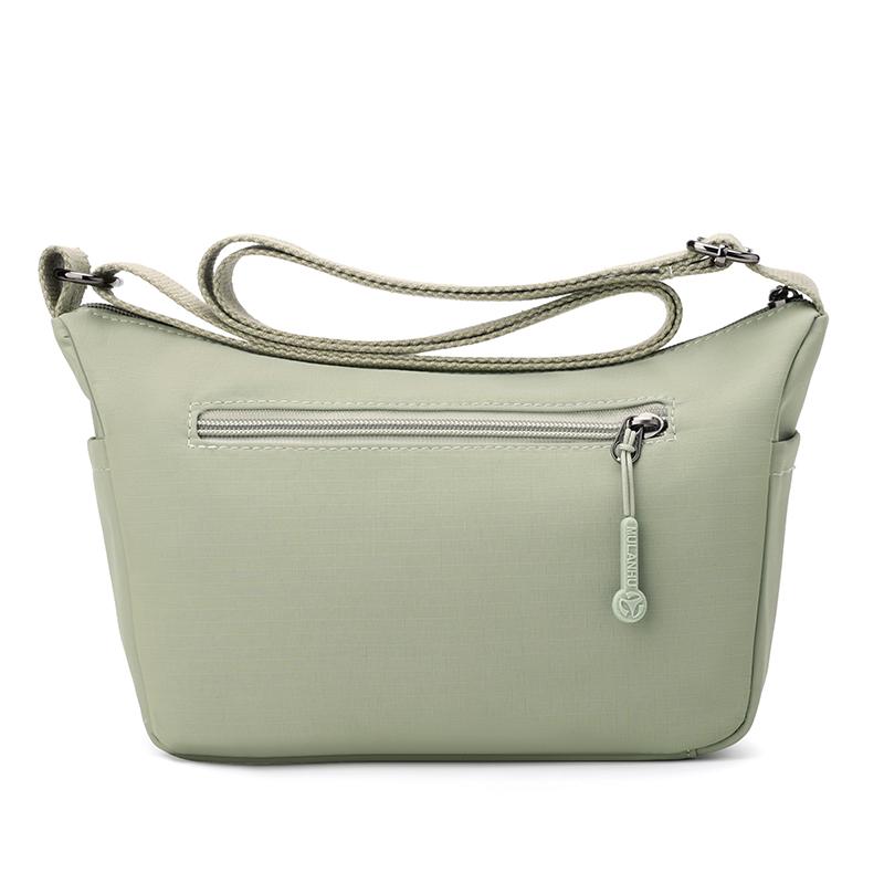 Women's Shoulder Bag Nylon Small Bag Lightweight Crossbody Bag Solid Color Mother Bag