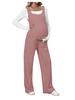 Pregnant Women's Jumpsuit for Autumn and Winter, New Knitted Overalls with Loose Belly Support, Slimming Maternity Clothing