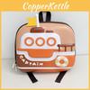 Eggshell Cute Backpack With Ship Printing Design For Preschool Use Children