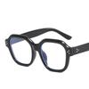 Oversized Polygon Eyeglasses Frames Classic Transparent Computer Eyewear Retro Korea Fashion Spectacles for Women Men
