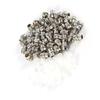 50 pcs Silver Color 5mm LED Holders Panel Display Thread Mount Size 8mm