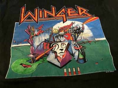 Rare! Winger Band Black Shirt Unisex Concert S To 5XL SG446 Unisex T-Shirt
