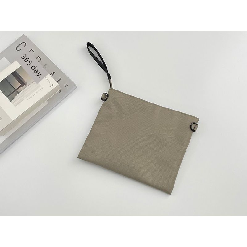 

Маленькая сумка через плечо в японском стиле без принта, сумка через плечо, сумка-мессенджер, женская, легкая, простая, водоотталкивающая, маленькая сумка, повседневная холщовая сумка Beige