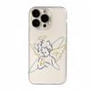 Line Angel Boy Soft Fashion Phone Case For iPhone 17 Pro Max 16 Pro 15 Plus 14 13 Mini 12 11 16E 17 Air Case