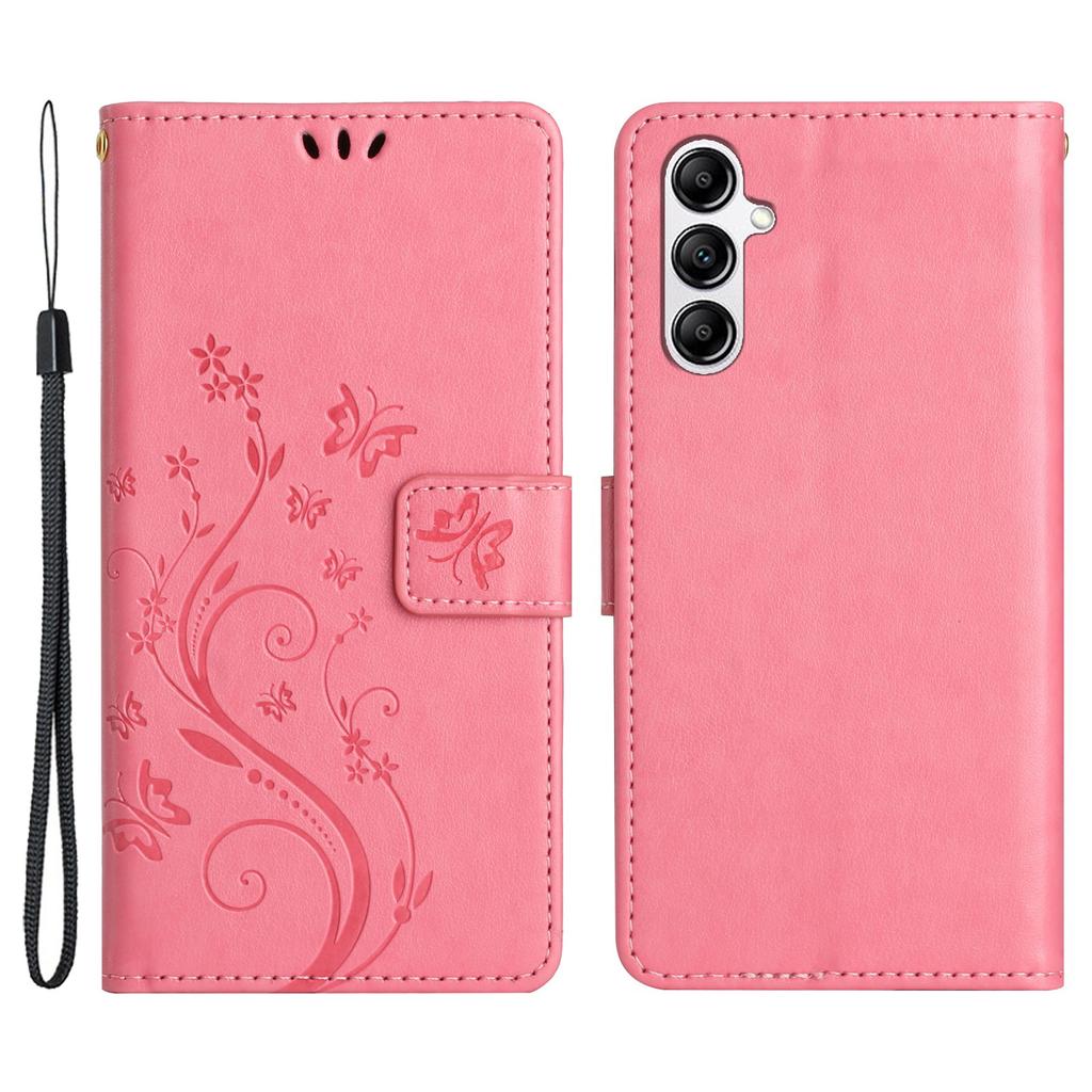For Samsung Galaxy A56 5G Case PU Leather Phone Wallet Cover with Strap