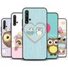 Cute Cartoon Owl Cover For Huawei Nova 10 9 SE 11i 8i 7i 3i Y90 Y91 Y70 Y60 Y61 5T P30 P60 Pro P40 Lite Case