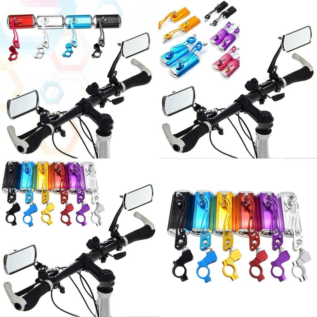 Specchietto da Bicicletta in Alluminio, Elegante e Resistente, per una Migliore Visione Posteriore sulle Mountain Bike