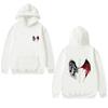 Winter Dark Punk Style Wings Pattern Printed Hoodies Fashionable Casual Sports Long Sleeved Men's and Women's Unisex Hooded Sweatshirts
