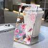Blumen Seestern Schildkröte Bemalt Klares Handyhülle für iPhone 17 Pro Max 16 15 Pro 14 13 12 11 XR 17Air 16 Plus Silikonhülle