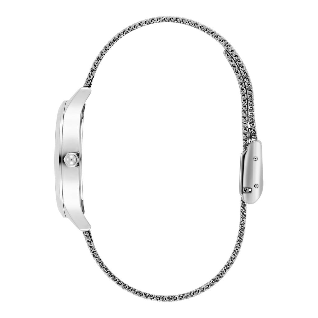 Authorized Dealer [OLIVIA BURTON] Olivia Burton Women's Watch [Classics] Wanderlust White & Silver Mesh 30mm 24000212