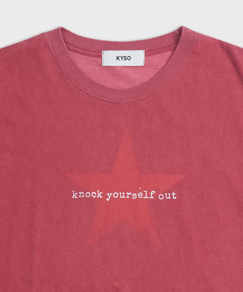 Kaiso Star T-Shirt Vintage Red