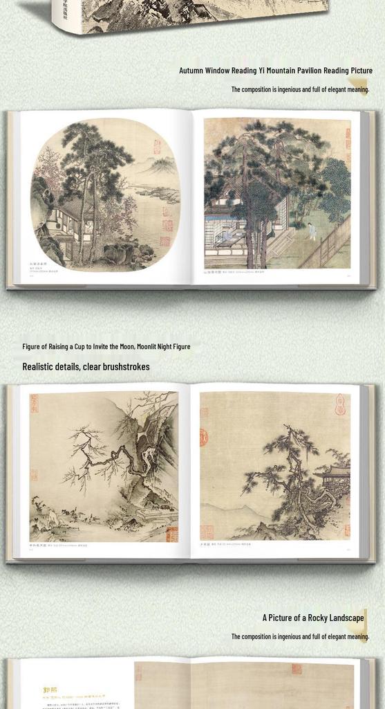 [Deluxe Edition] Song Dynasty Art Collection: Flower-and-Bird, Landscape, Figure Painting (3-Volume Set)