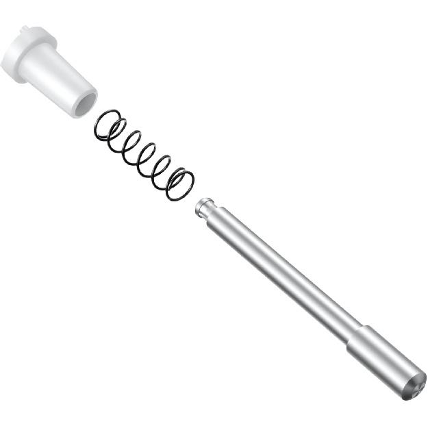 25 Pack Window Screen Plunger Latches with White Caps, 5/32  X 1-1/2 , Aluminum Window Screen Plunger Pins, Secure Window Screens in Place