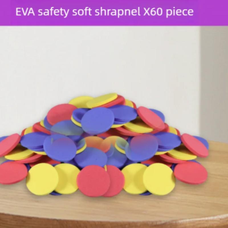 

Kids Outdoor Foam Disc Gun Toy Double Launcher Interactive Parent-Child Flying Game Shooting Toy for Children