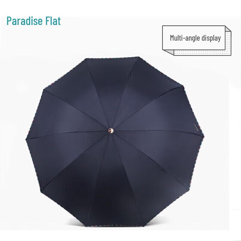 Tiangtang 3311 Three-Fold 10-Rib Reinforced Double Rain/Sun Umbrella