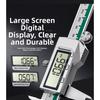 Digital Vernier Caliper Measuring Tool With Large 1.7-inch LCD Screen, Stainless Steel Construction And Dual Measurement Units