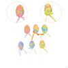 6 Pieces Easter Egg Picks Branches Art Crafts Decoration Cake Topper Sticks for Holiday