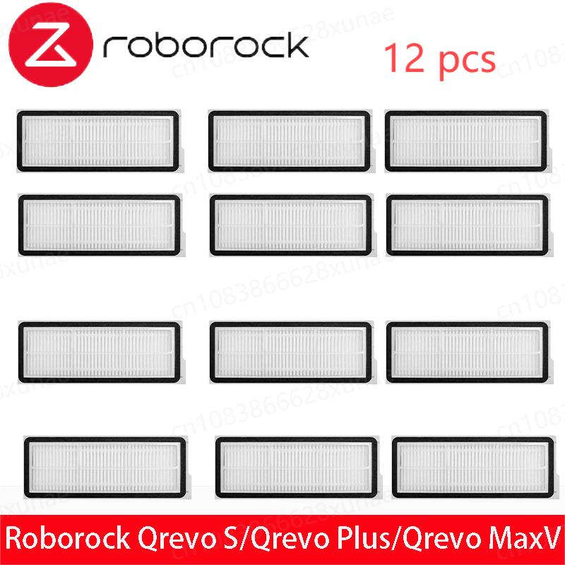 Fit for Roborock Qrevo Pro/ Qrevo MaxV/ Qrevo S Robot Vacuum Accessories Mop Hepa Filter Main Side Brush Parts Replacement