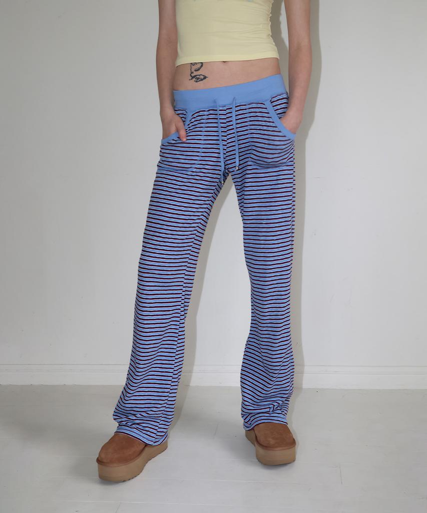 CRANK Candy Stripe Lounge Pants_Blue