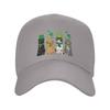 St Patricks Day Cats Irish Kitten Saint Paddy Baseball Cap Hiking Fishing Trucker Hat Unisex Adult Street Style Print Snapback Cap