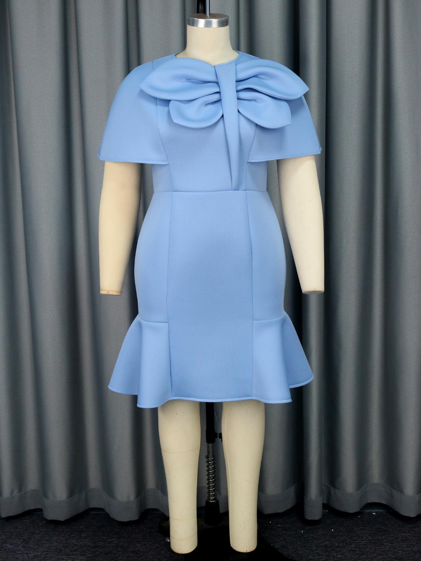 AOMEI синие облегающие вечерние платья для женщин — фото 7