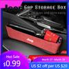 For Jeep Car Interior Seat Storage Box Slit Gap Filler Accessories For Jeep Grand Cherokee Wrangler JK Gladiator Compass Rene
