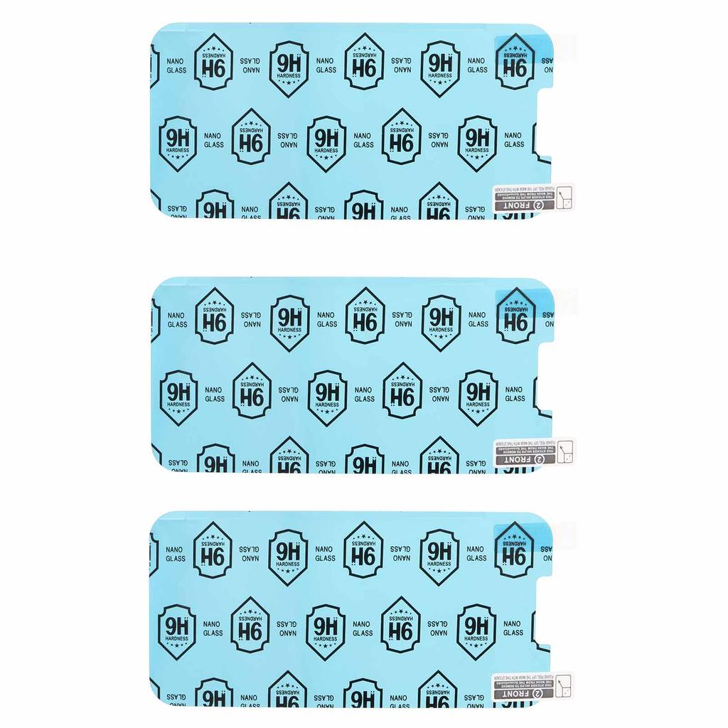 3pcs Screen Protector PET Anti Scratch Anti Fingerprint High Definition 9H Nano Explosion Proof Phone Film for IPhone 13
