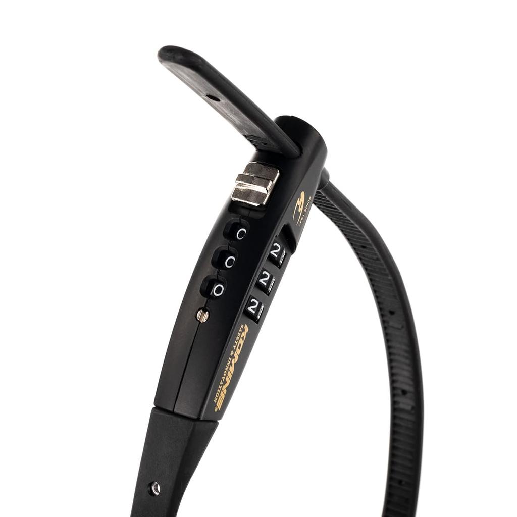 Komine Jigger Lock for Motorcycle Black Free LK-126
